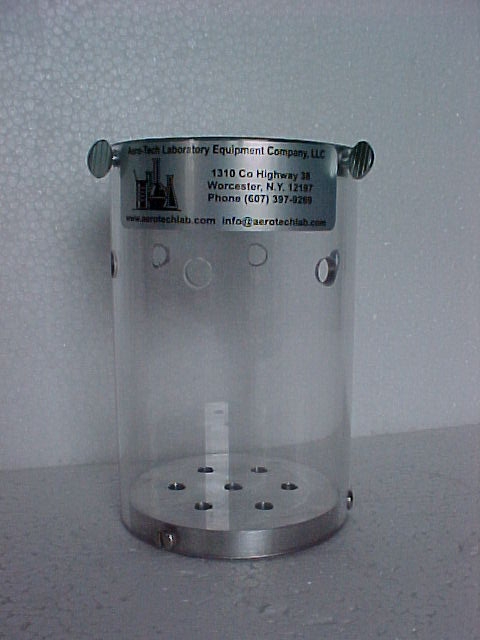 3 oz. Polycarbonate Hand Held Shield For Footed Vessel.
