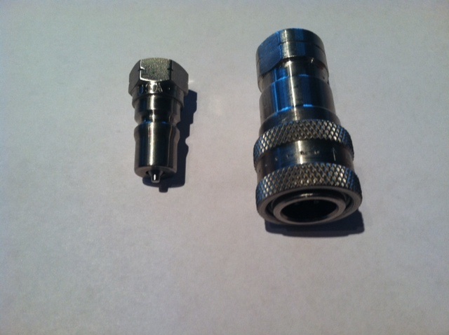 Propellant Line Quick Disconnect, Female End & Male End