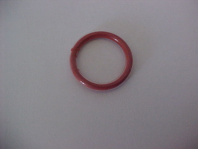 Burette coupling, teflon encapsulated o-ring